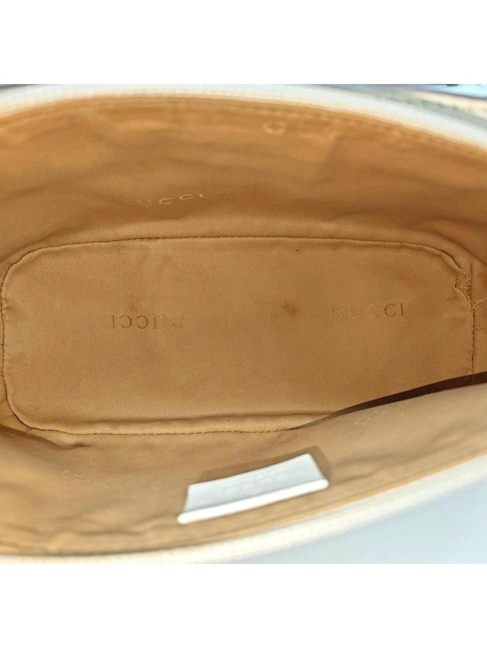 Gucci GG Canvas Boat Pochette Shoulder Bag — Beige - Picture 6 of 10